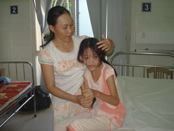 Cháu Phương Oanh đã được giúp đỡ
