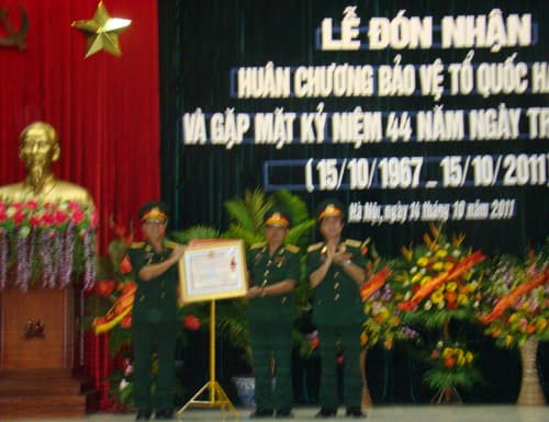 Tiểu đoàn 93 công binh công trình đón nhận Huân chương Bảo vệ Tổ quốc hạng Ba