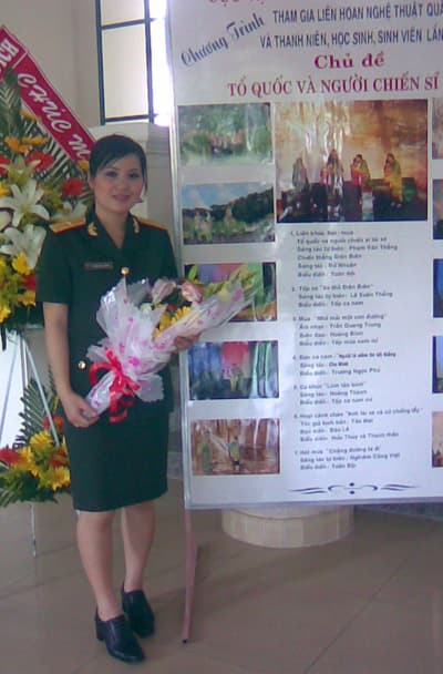 Cô gái trẻ giàu thành tích của ngành Quân nhu