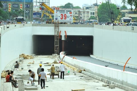 Ngày 16/6, thông xe kỹ thuật đường hầm nút giao thông Kim Liên