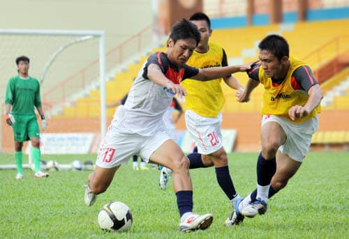 Tuyển U23 Việt Nam hăng say luyện tập