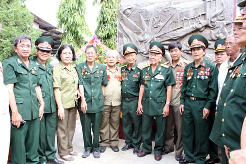 Phối hợp tốt với hội cựu chiến binh các tỉnh trên địa bàn đóng quân