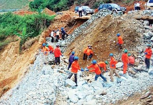 Cuối tháng 10 mới thông xe trên toàn tuyến đường Hồ Chí Minh