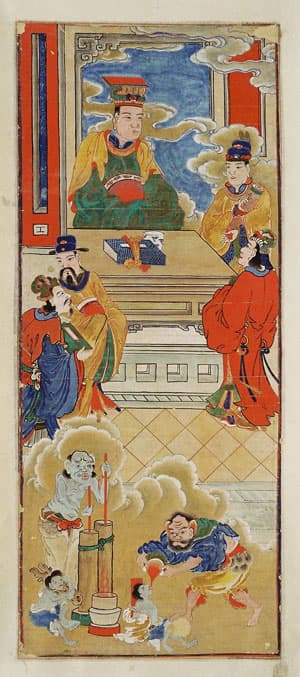 Tranh thờ ra triển lãm