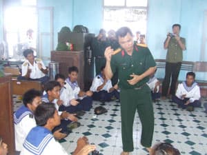 Bộ đội đảo vui văn nghệ