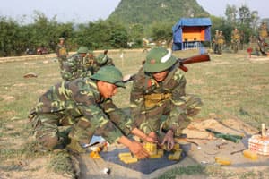 Luyện quân trước ngày "xung trận"