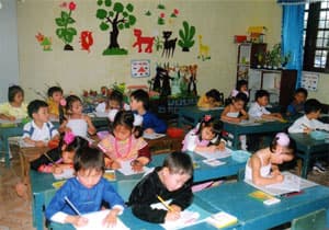 Xây mới và nâng cấp 30 trường mầm non trong quân đội