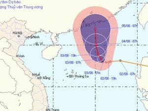 Áp thấp nhiệt đới mạnh lên thành bão số 6