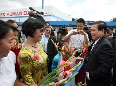 Chủ tịch nước Nguyễn Minh Triết tới La Habana thăm Cuba