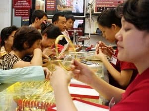 Vàng trong nước lên mức cao nhất trong lịch sử