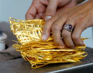 Giá vàng giảm còn 35,1 triệu đồng/lượng