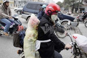 Đợt rét đậm còn kéo dài tại Bắc Bộ và Trung Bộ