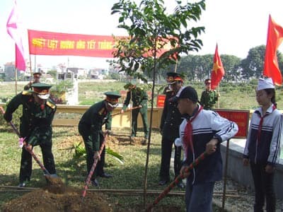 Trồng cây gắn với chăm cây
