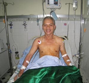Lần đầu tiên cắt thành công khối u lồng ngực bằng nội soi