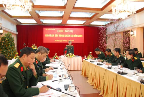 Bộ Quốc phòng tổ chức Hội nghị Giao ban đối ngoại quân sự năm 2010