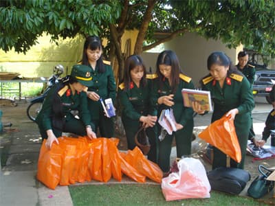 Phụ nữ Quân đội: Tiết kiệm, giúp đỡ hội viên khó khăn