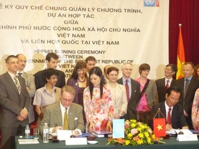 Ký Quy chế chung về Quản lý chương trình, dự án hợp tác Việt Nam – LHQ