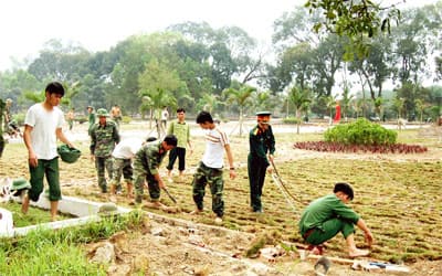 Bộ đội thêm yên tâm, gắn bó nhờ có doanh trại đẹp