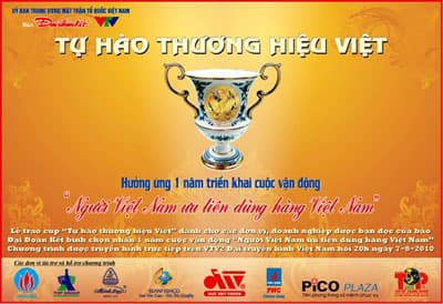 15 doanh nghiệp được trao Cúp “Tự hào Thương hiệu Việt”
