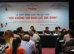 Phát động cuộc thi viết “Nói không với bạo lực gia đình"