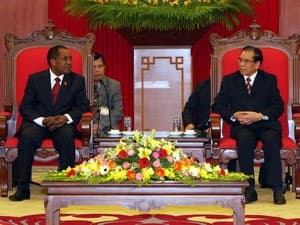 Lãnh đạo nước ta đón, tiếp, hội đàm với Thủ tướng Mô-dăm-bích