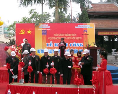 Khởi công Dự án cải tạo hồ Tứ Liên