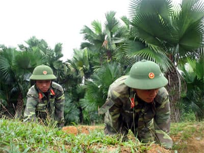 "Nước rút" trên bãi tập Sư đoàn 316