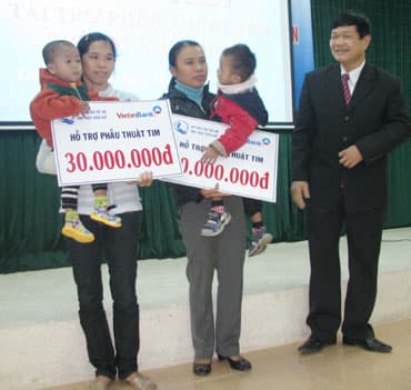 30 trẻ em được hỗ trợ phẫu thuật tim bẩm sinh