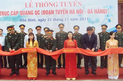 Thông tuyến trục cáp quang QC đoạn tuyến Hà Nội-Đà Nẵng
