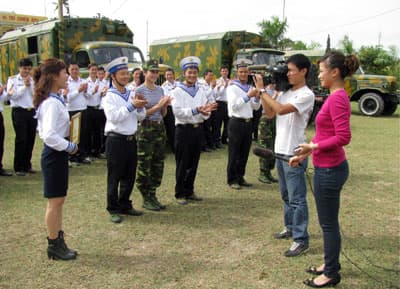 “Sắc màu” lính thông tin Hải quân trong “Chúng tôi là chiến sỹ”