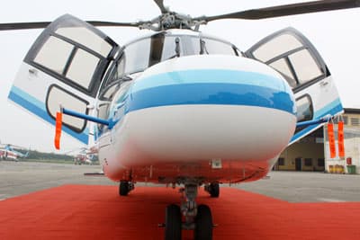 Công ty Bay dịch vụ miền Bắc nhận bàn giao một trực thăng EC 155-B1