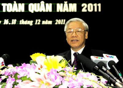 Tổng bí thư Nguyễn Phú Trọng: Ở đâu gian khó, nguy nan, ở đó có Quân đội
