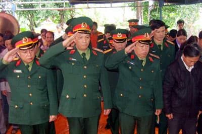 Tổ chức truy điệu Binh nhì Lê Văn Chí