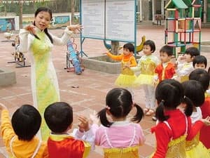 5.000 chỉ tiêu biên chế giáo viên mầm non Hà Nội