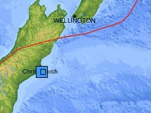 Dư chấn động đất tới 6 độ Richter ở NewZealand