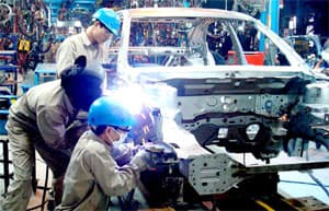 Sản xuất công nghiệp tiếp tục tăng trưởng mạnh