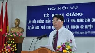 Dự án 600 Phó Chủ tịch UBND xã hoàn thành chương trình tập huấn
