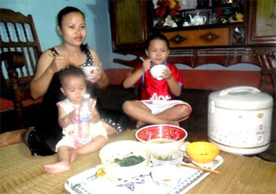 Bữa cơm vắng chồng
