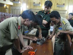 Những người lính chiếu phim Quân khu 5 so tài