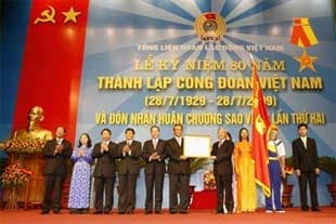 Kỷ niệm 80 năm ngày thành lập Công đoàn Việt Nam