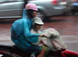 Miền Bắc cuối tuần mưa lớn