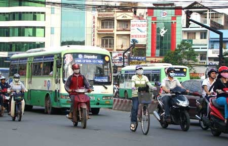 Giảm xe cá nhân, tăng xe buýt