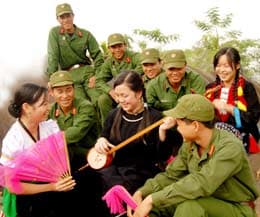 Chiến sĩ nói lời hay, nếp sống đẹp