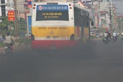 Từ 1-10 xử lý xe buýt nhả khói đen quá quy định