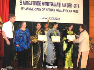 25 năm giải thưởng Kovalevskaia Việt Nam