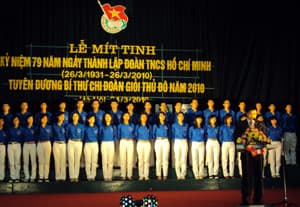 Tuyên dương 150 đoàn viên ưu tú