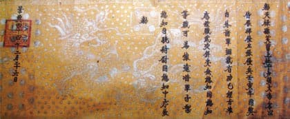 Tìm thấy đạo sắc của vua Quang Trung