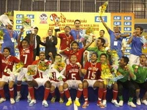 Indonesia vô địch giải Futsal Đông Nam Á 2010