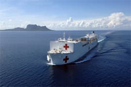 Tàu bệnh viện USNS Mercy của Mỹ đến Việt Nam