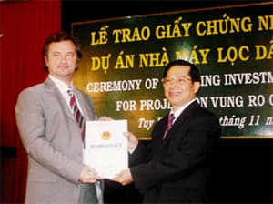 Phú Yên: Sắp khởi công dự án nhà máy lọc dầu Vũng Rô